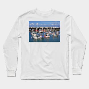 Fishing Boats, St Peter Port Long Sleeve T-Shirt